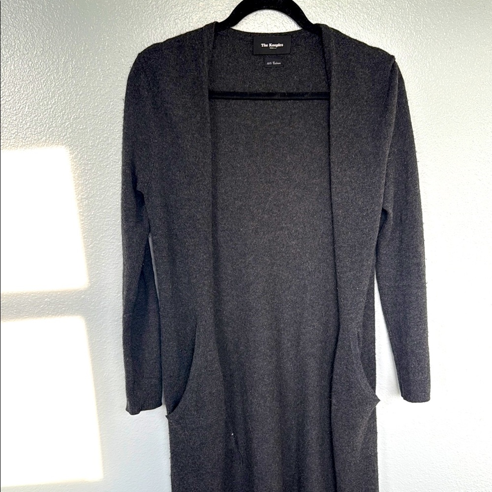 The Kooples Gray 100% cashmere Women's duster Sweater